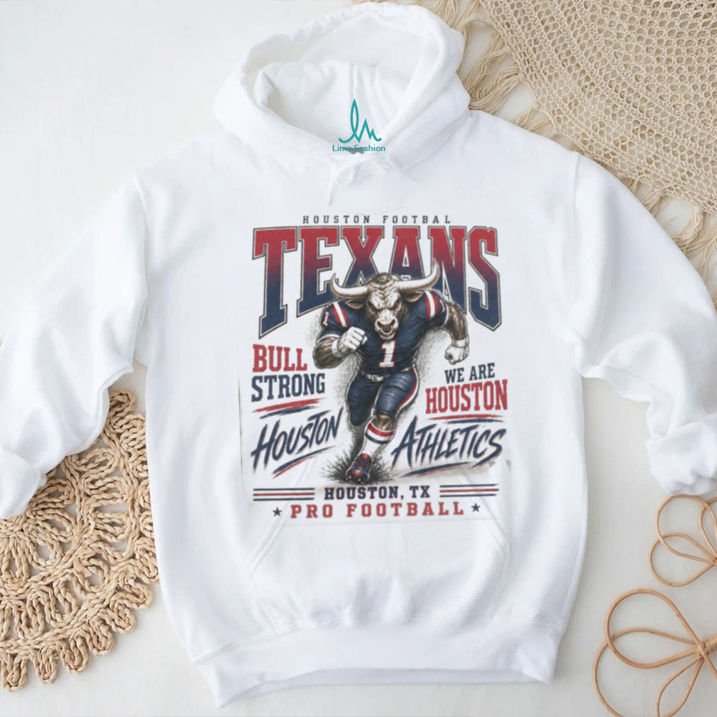 Houston Texans Mascot Bull Strong Pro Football Shirt