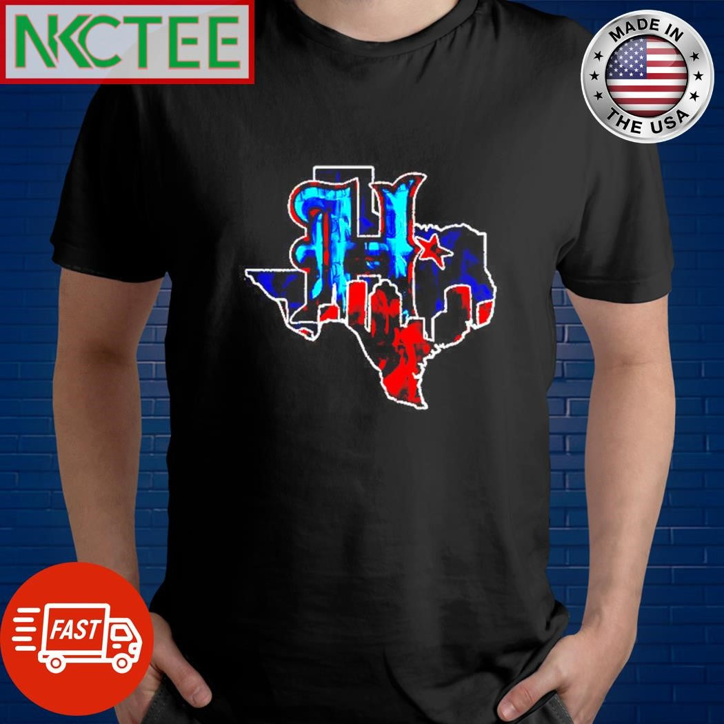 Houston Texans New Logo Texas map shirt