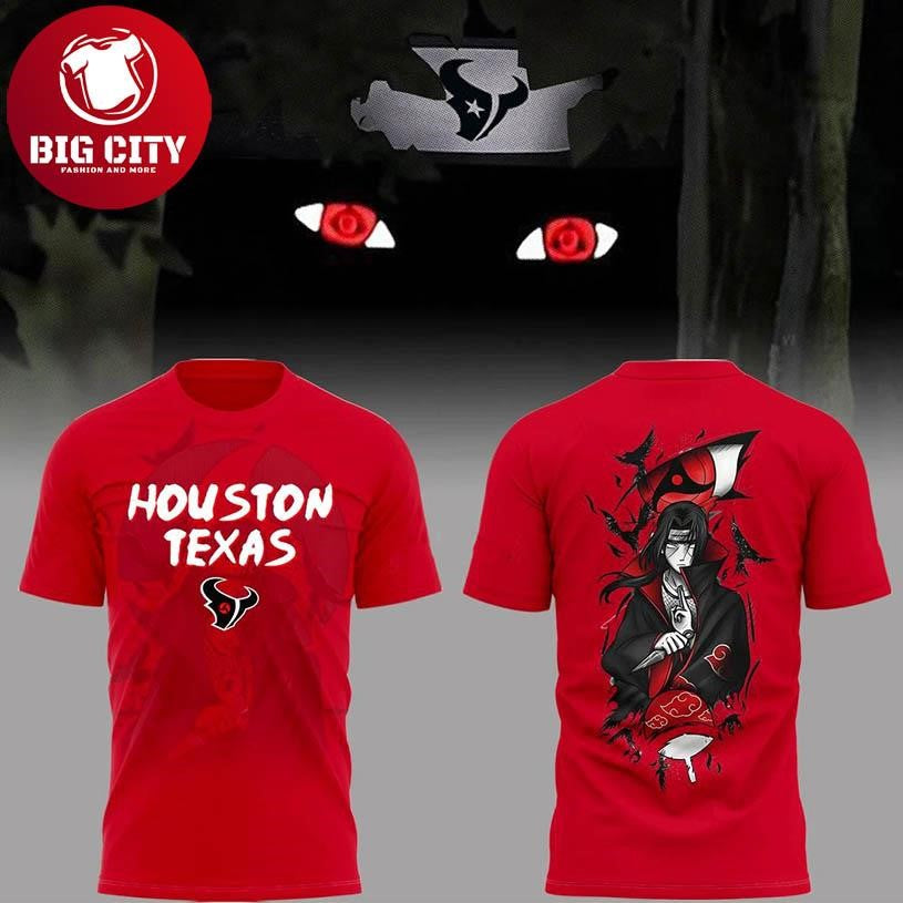 Houston Texas x Uchiha Itachi 2025 Two Sided Shirt