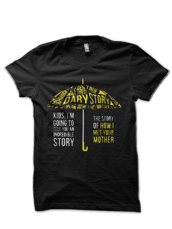 How I Met Your Mother Baseball Black T-Shirt Hoodie, Sweatshirt | PureTeeCo.com