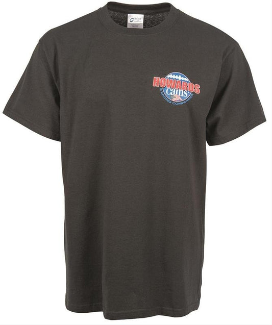 Howards Vintage Cams Rattler Logo T-Shirt Classic Trucks Cotton Short Sleeve Crewneck Casual Graphic Top for Fans Menswear Streetwear Tropical