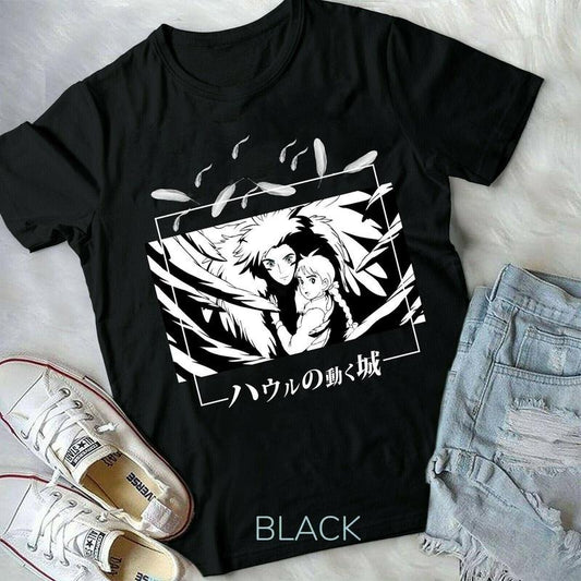 Howl and Sophie T-shirt,Howl's Moving Castle,Hayao MiyazakiAnime Shirt T-shirt Sweatshirt, Hoodie, Comfort Colors