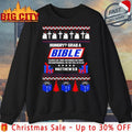 Hungry Grab A Bible Matthew 5 6 Christian Ugly Christmas shirt