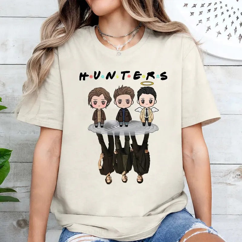Hunters Supernatural T-Shirt, Supernatural Dean SAM T Shirt, Gift For Woman and Man Unisex T-Shirt Sweatshirt Hoodie...