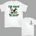 Hunting and Fishing Life Feet Hangin' we bangin T-shirt Duck Hunting T-shirt Dog shirt For men and women Crewneck Classic...