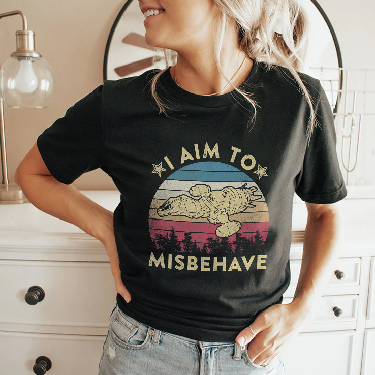 I Aim to Misbehave Firefly T Shirt