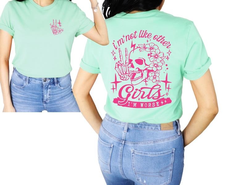 I Am Not Like Other Girls Women's Tops (T-Shirt, Sweatshirt & Hoodie) | PureTeeCo.com
