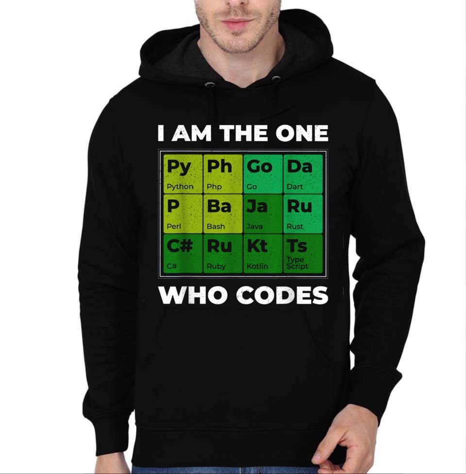I Am The One Who Codes Hoodie T-Shirts, Sweatshirt | PureTeeCo.com