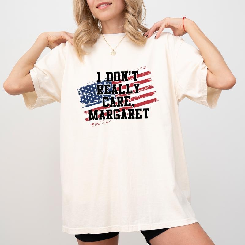 I Don't Really Care Margaret Comfort Colors Shirt, Sarcastic T-shirt, I Don't Care Graphic Tee, Unisex Clothing,...