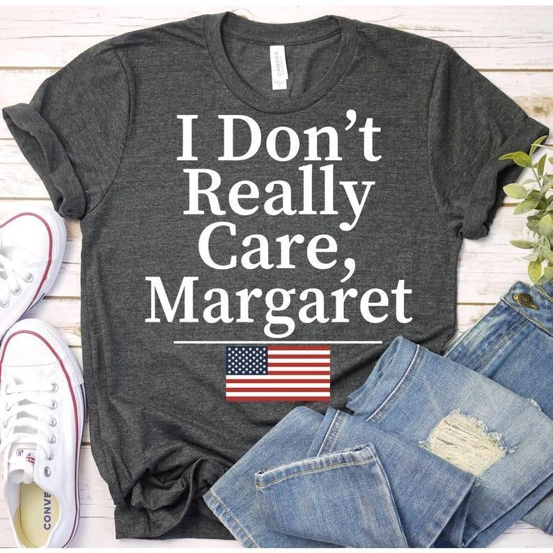 I Don't Really Care Margaret-Vance Shirt,Funny Minimalist JD Vance Shirt,Trump Vance Shirt,Republican Tee,Trump...