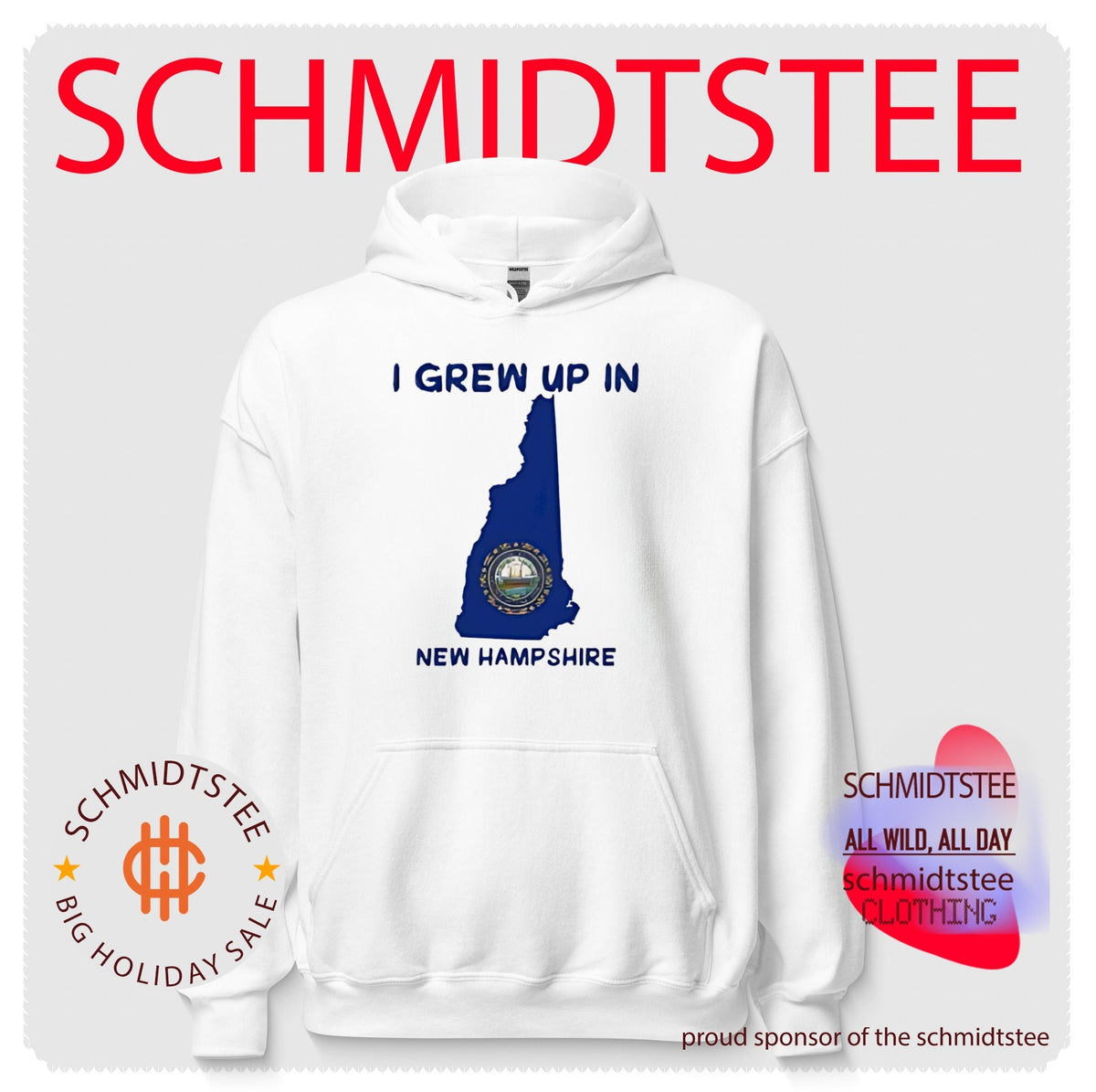 I Grew Up in New Hampshire State Pride Hometown shirt