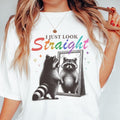 I Just Look Straight Shirt, Funny Lesbian Shirt, Funny Gay Comfort Tee, Cool Queer Shirt, Bi Pride Shirt, Pansexual Trans...