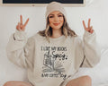 I Like My Books Spicy My Coffee Icy Sweatshirt, Spicy Books Sweater, Skeleton Hand, Iced Coffee Sweater, Smut Lovers...