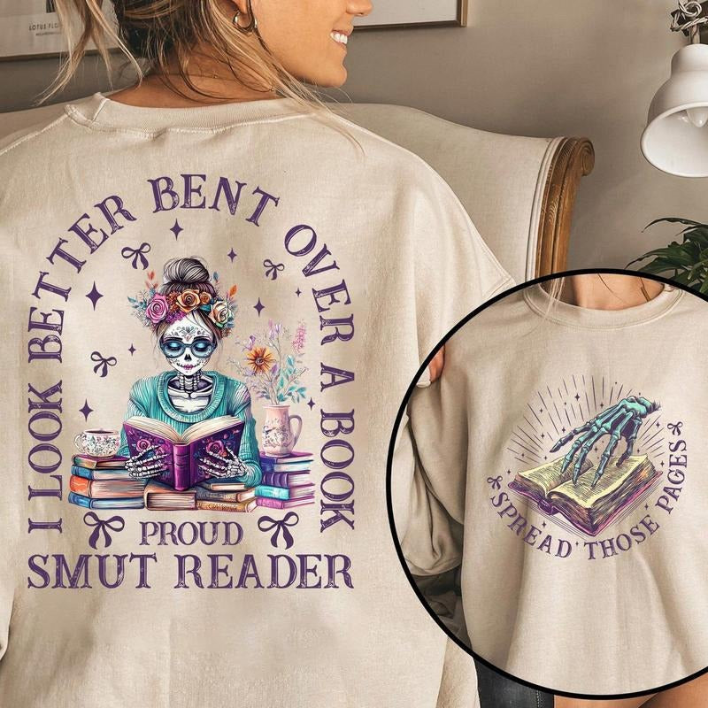 I Look Better Bent Over A Book Smut Reader Shirt, Romance Smut Book Shirt, Good Girl Shirt, I Look Better Bent Over A...