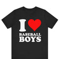 I Love Baseball T-Shirt,I Love Baseball Boys, I Heart T-Shirt Design, I Love Graphic Tee, Funny I Love Saying T-Shirt, I...