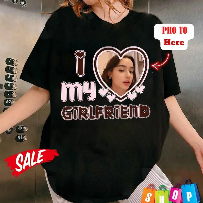 I Love My Girlfriend Shirt Custom, I Love My Boyfriend, I Heart My Girlfriend Shirt, HL10 Hoodie, Sweatshirt | PureTeeCo.com