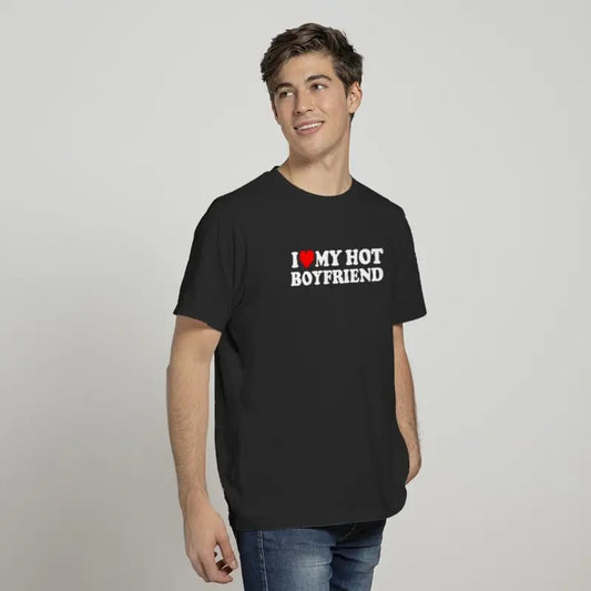 I Love My Hot Boyfriend Shirt BF I Heart My Hot Boyfriend  T-shirt, sweater and Hoodie