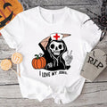 I Love My Jobs T-Shirt, Nurse Halloween Party Shirt, Matching Spooky Season Tee, Nursing School Gift Tee, Nurse Funny...