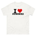 I Love SUMMRS Funny T-Shirt I Heart summrs Graphic T Shirt, Gift For Him, Gift For Her, Menswear Cotton Classic Casual...