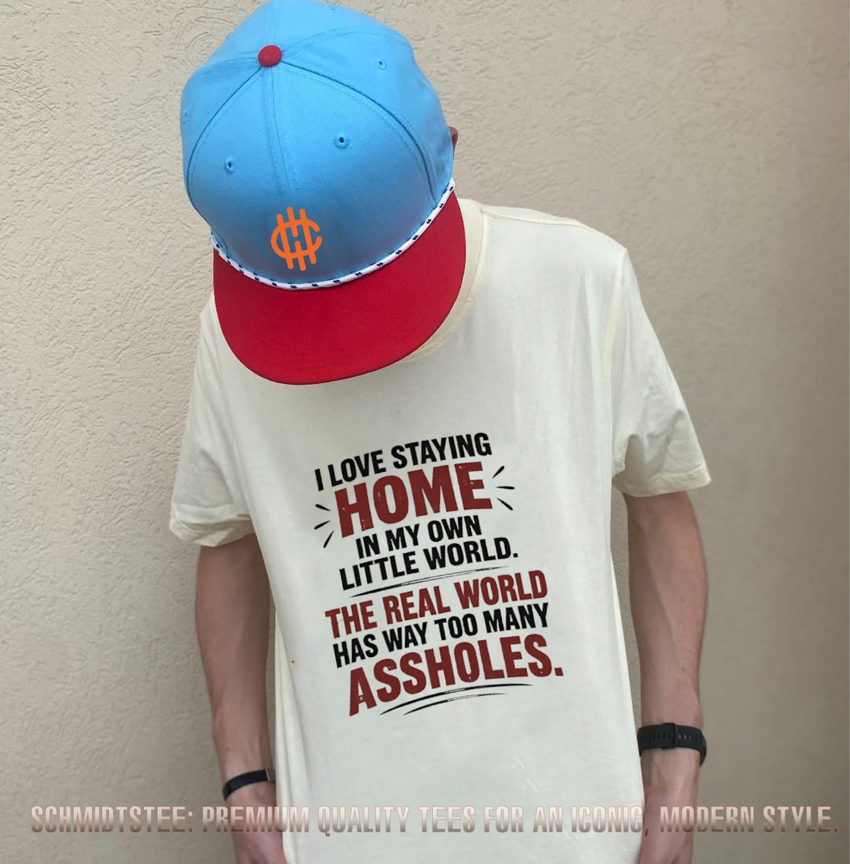 I Love Staying Home in My Own Little World The Real World Has Way Too Many Assholes shirt