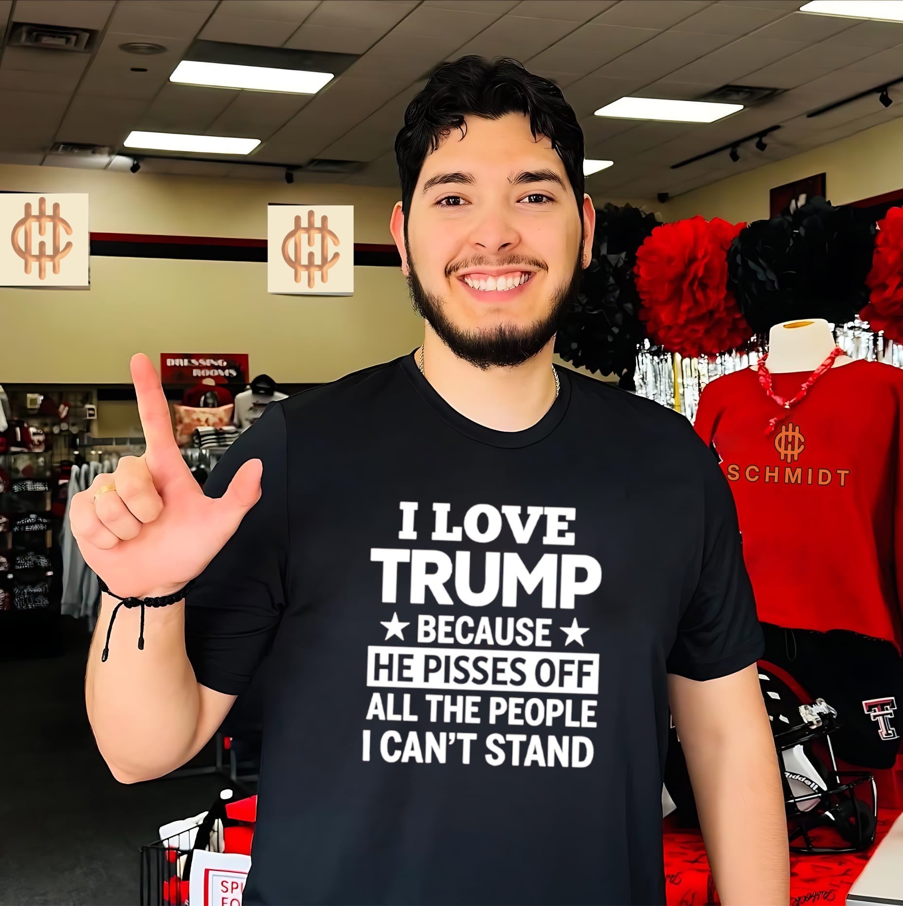 I Love Trump Because He Pisses Off All The People I Can’t Stand shirt