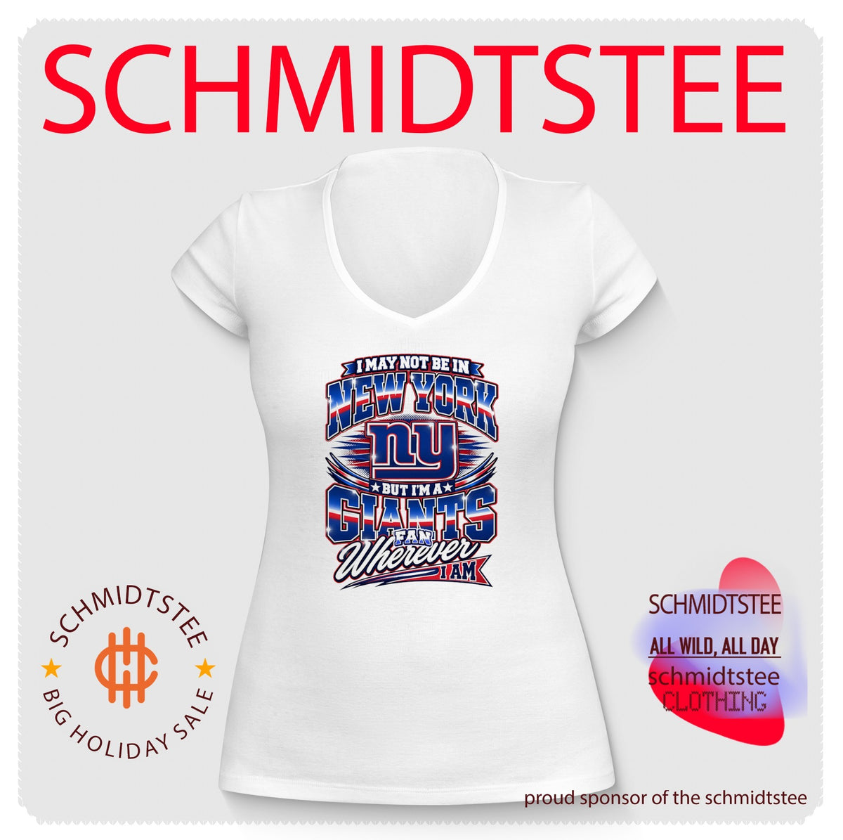 I May Not Be in New York but I’m a Giants Fan Wherever I Am shirt