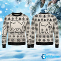 I Need Ibuprofen Cat Christmas Ugly Sweater
