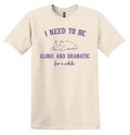 I Need to Be Alone and Dramatic for a While Cat Shirt Graphic Shirt Funny Shirt Vintage Funny TShirt Nostalgia T-Shirt...