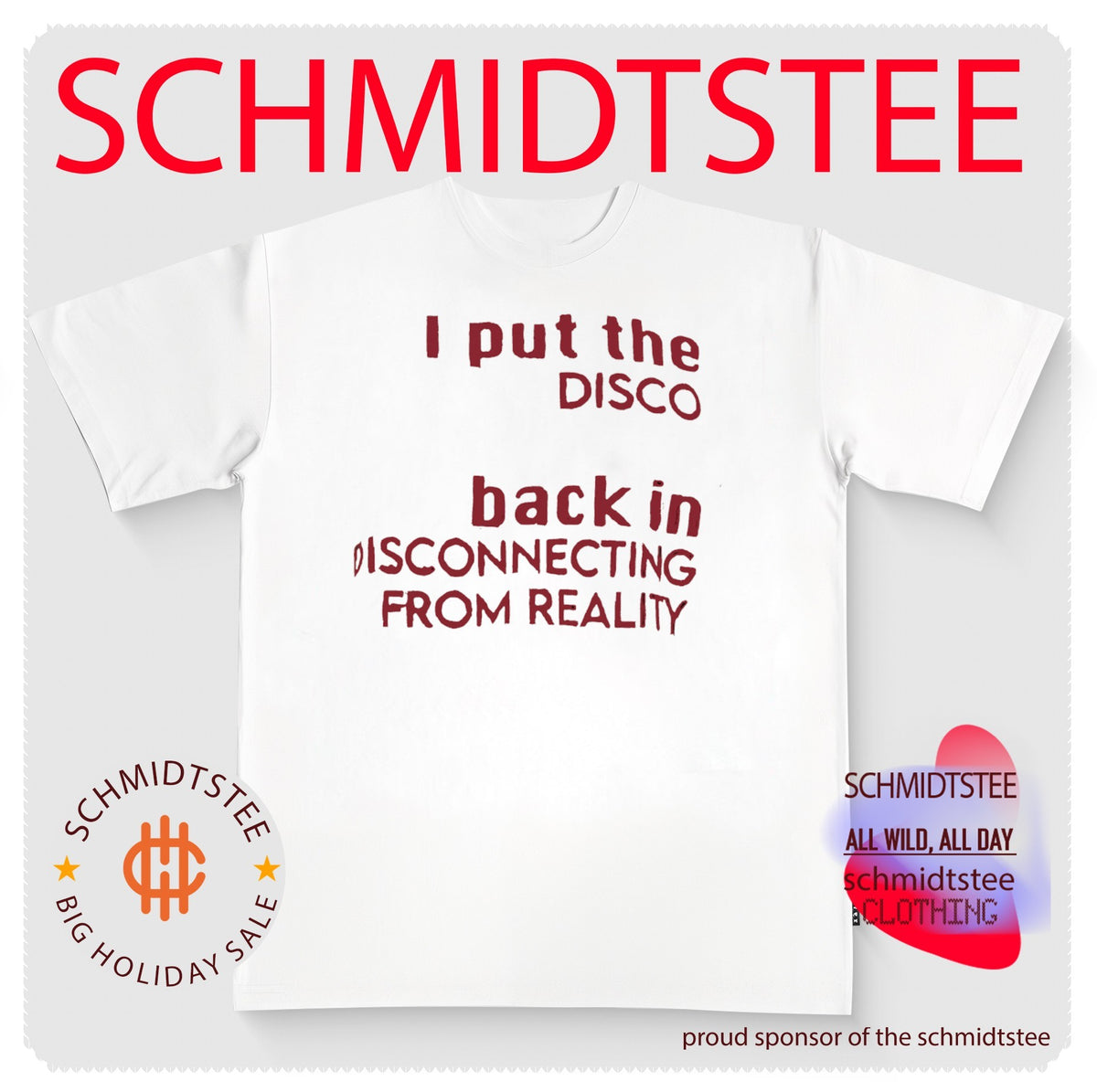 I Put the Disco Back in Disconnecting From Reality shirt