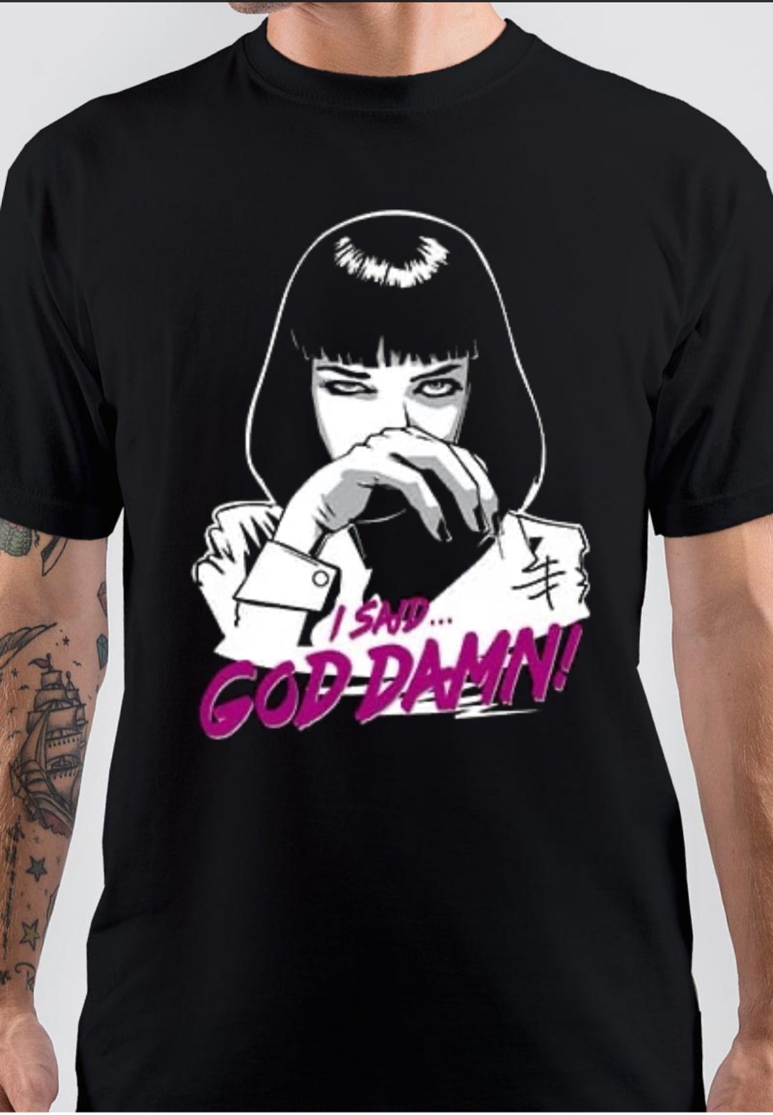 I Said Goddamn T-Shirt Hoodie, Sweatshirt | PureTeeCo.com