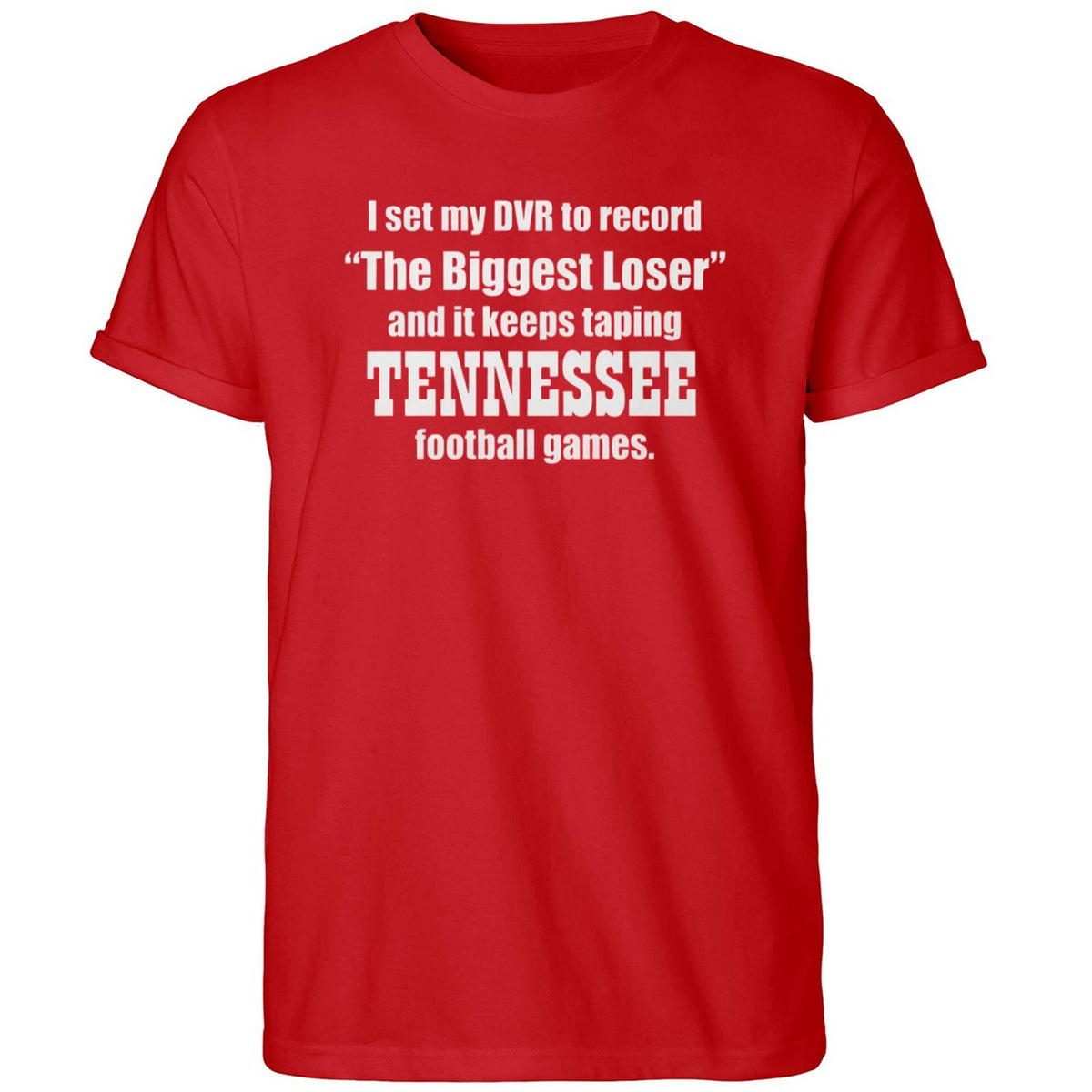 I Set My Dvr To Record The Biggest Loser Tennessee Shirt