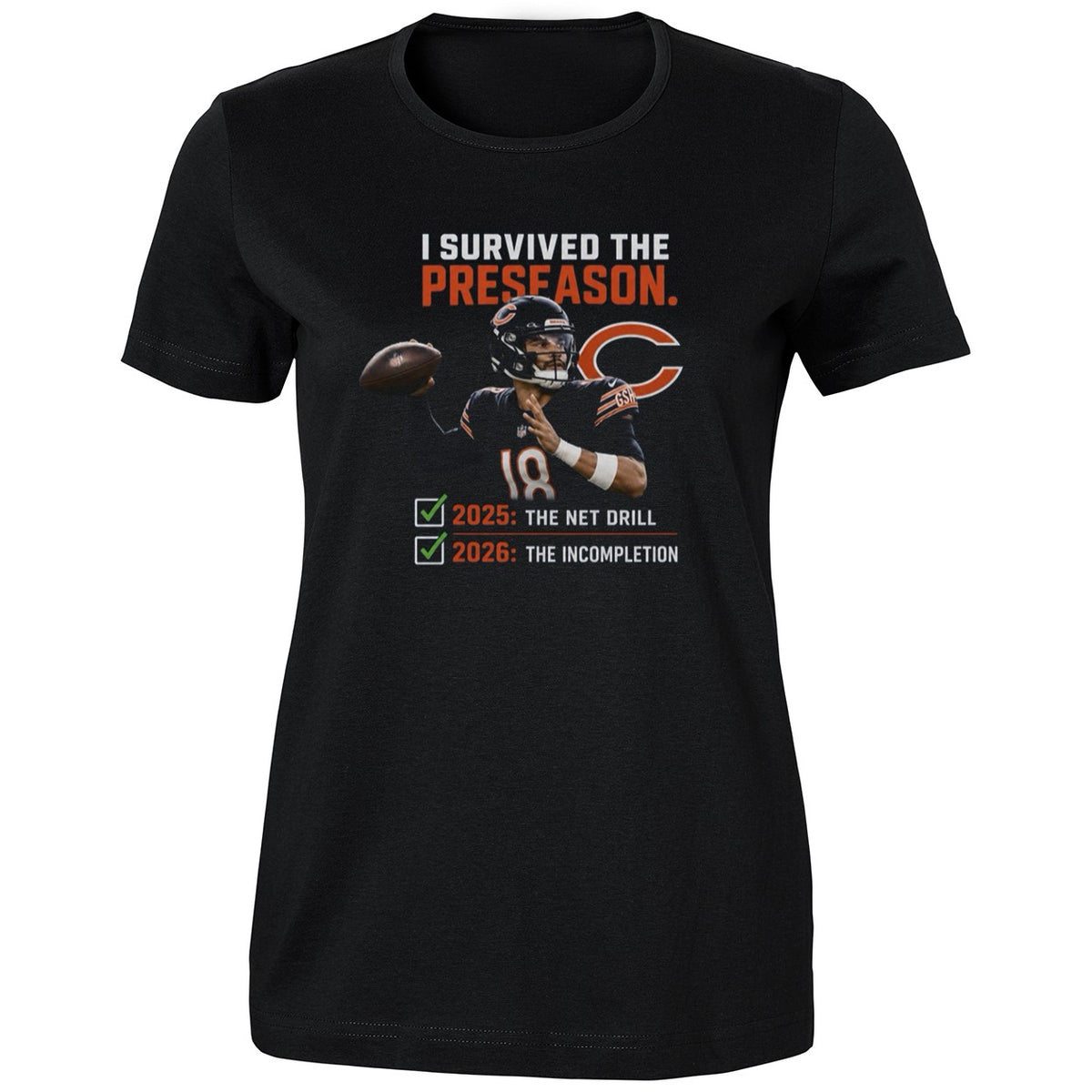 I Survived The Preseason The Incompletion 2026 Shirt