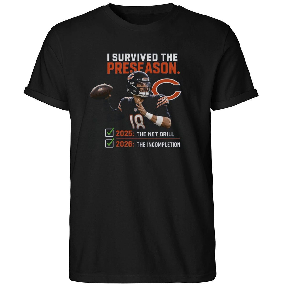 I Survived The Preseason The Incompletion 2026 Shirt