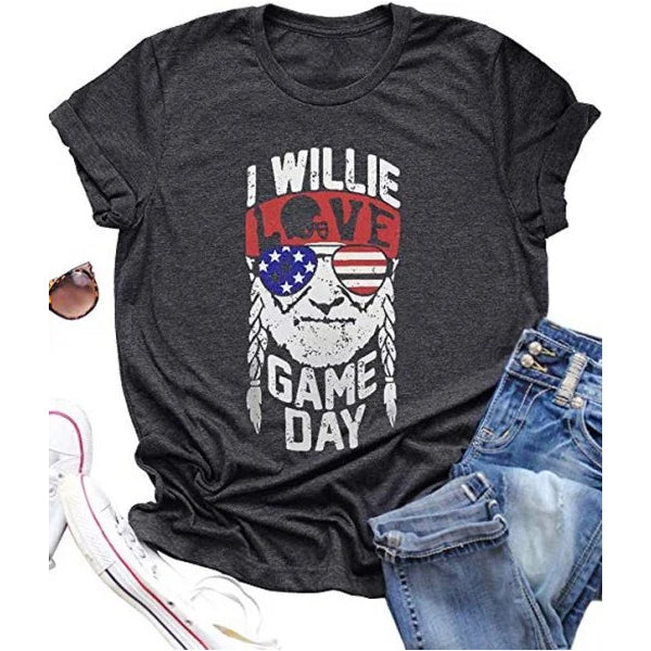 I WIllie Love Game Day T-Shirt Hoodie, Sweatshirt | PureTeeCo.com
