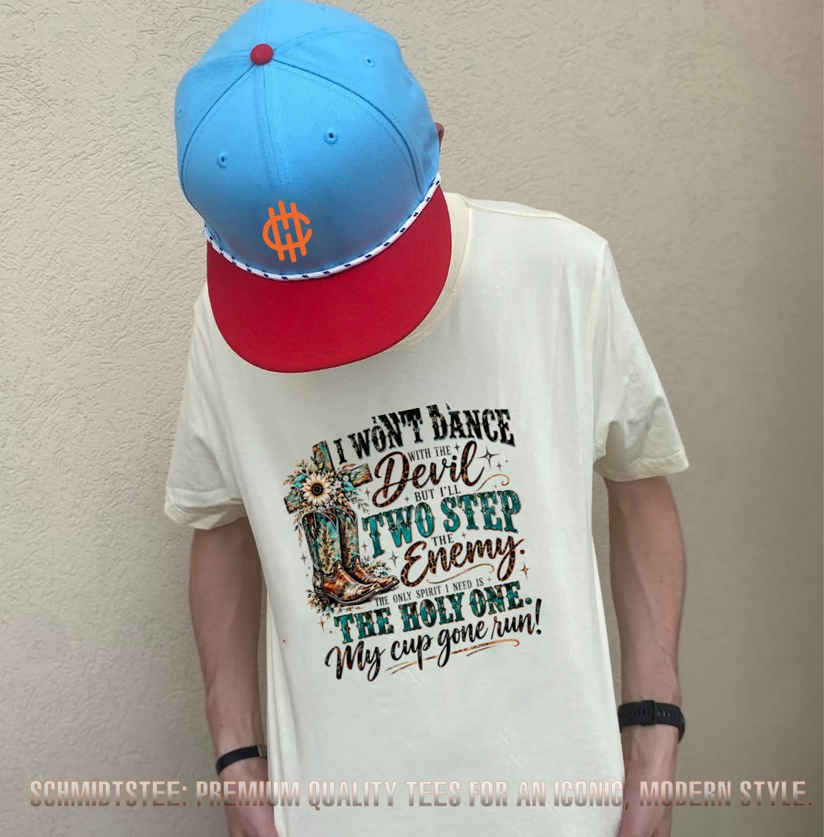 I Won’t Dance with the Devil but I’ll Two Step the Enemy Christian Western shirt