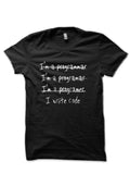 I Write Code Black T-Shirt Hoodie, Sweatshirt | PureTeeCo.com