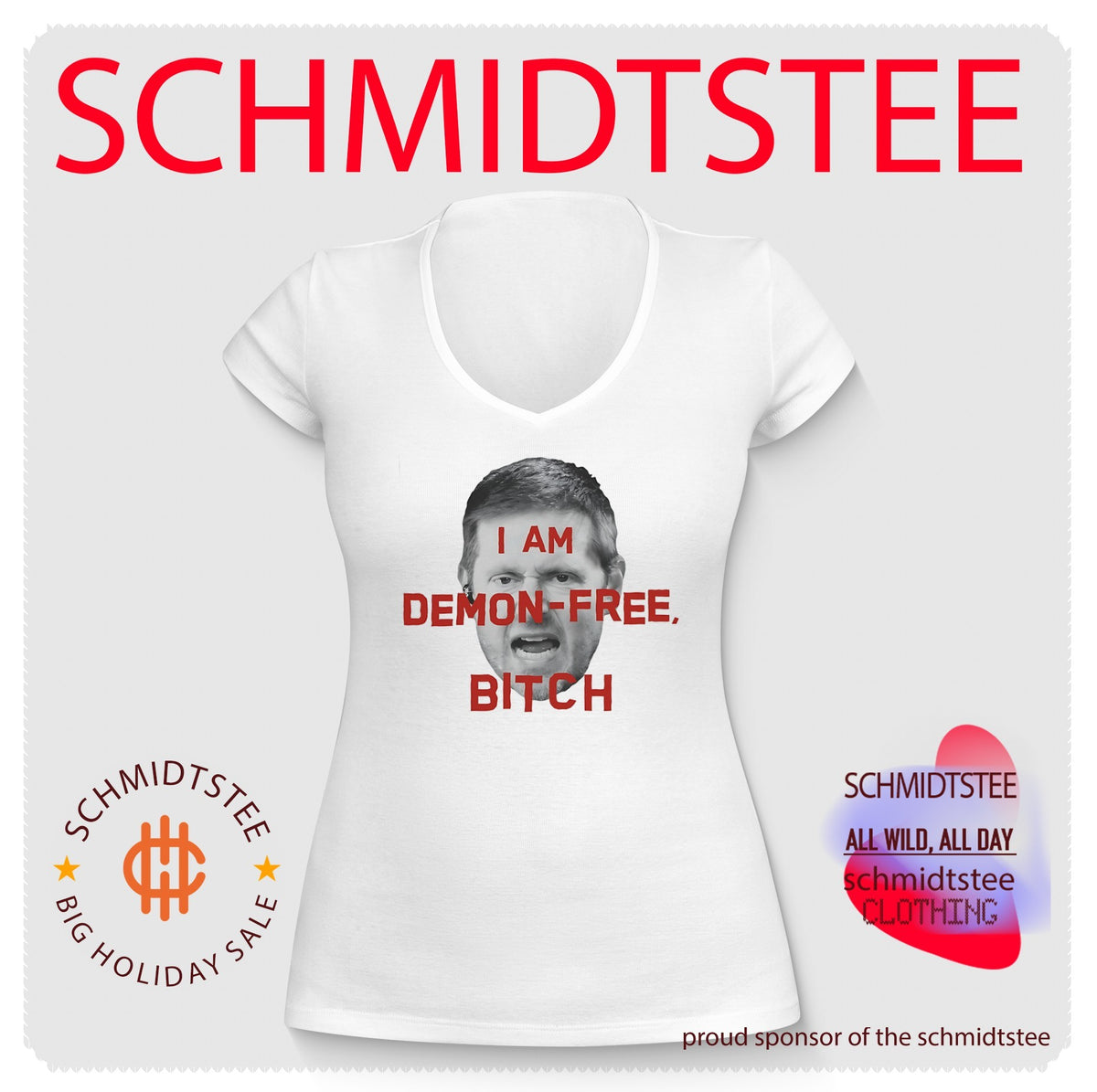 I am demon-free bitch shirt