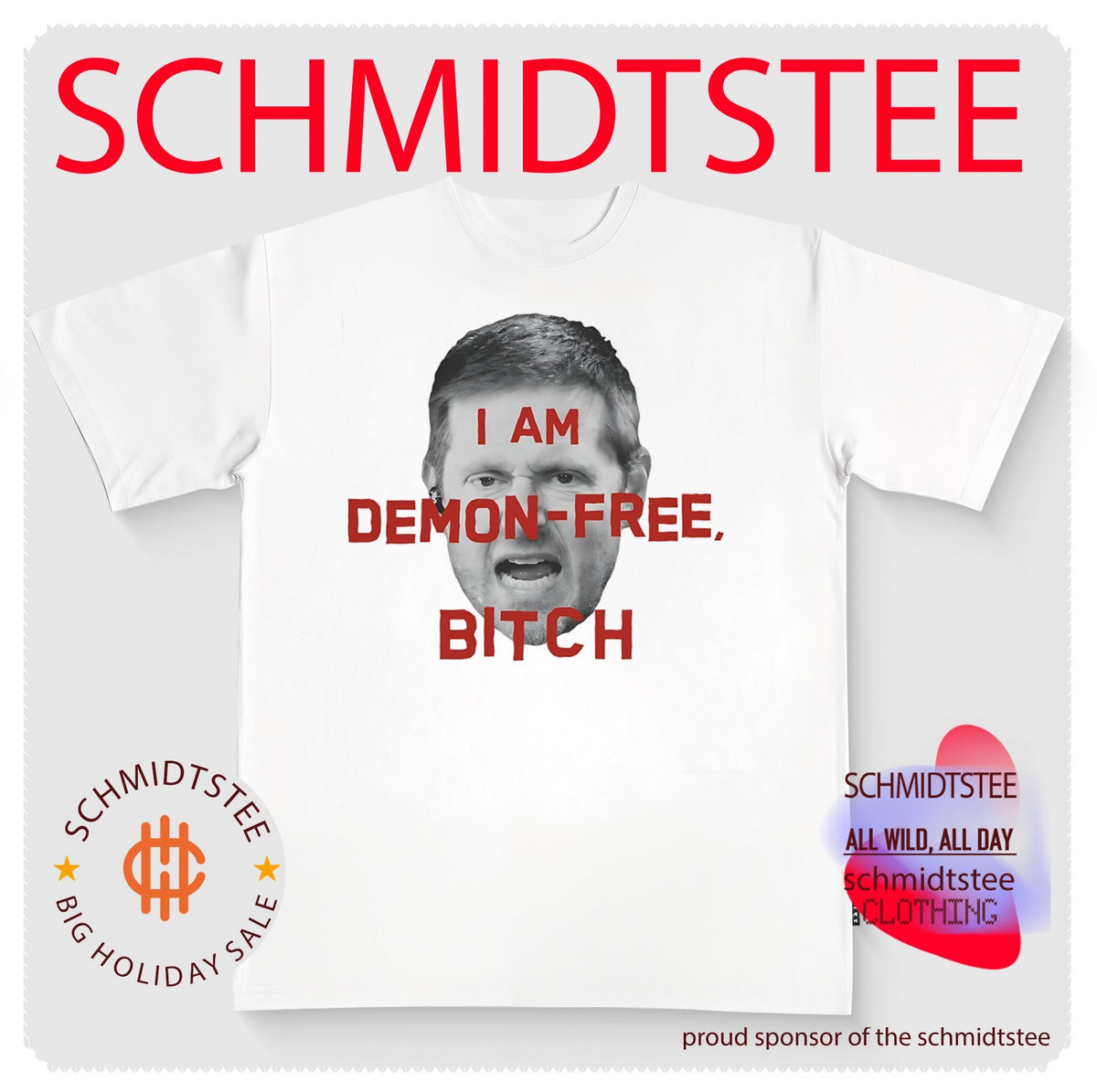 I am demon-free bitch shirt