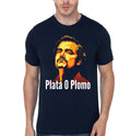 Silver Or Lead Navy Blue T-Shirt Hoodie, Sweatshirt | PureTeeCo.com