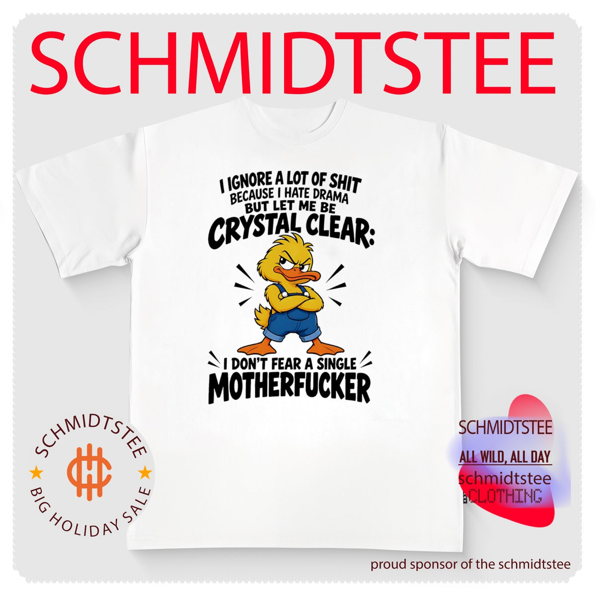 I ignore a lot of shit because I hate drama but let me be crystal clear I don’t fear a single motherfucker shirt