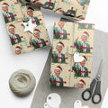 I'll Be Home for Christmas, Funny Trump Design, Republican Christmas Wrapping Paper, Family Christmas, Christmas Party,...