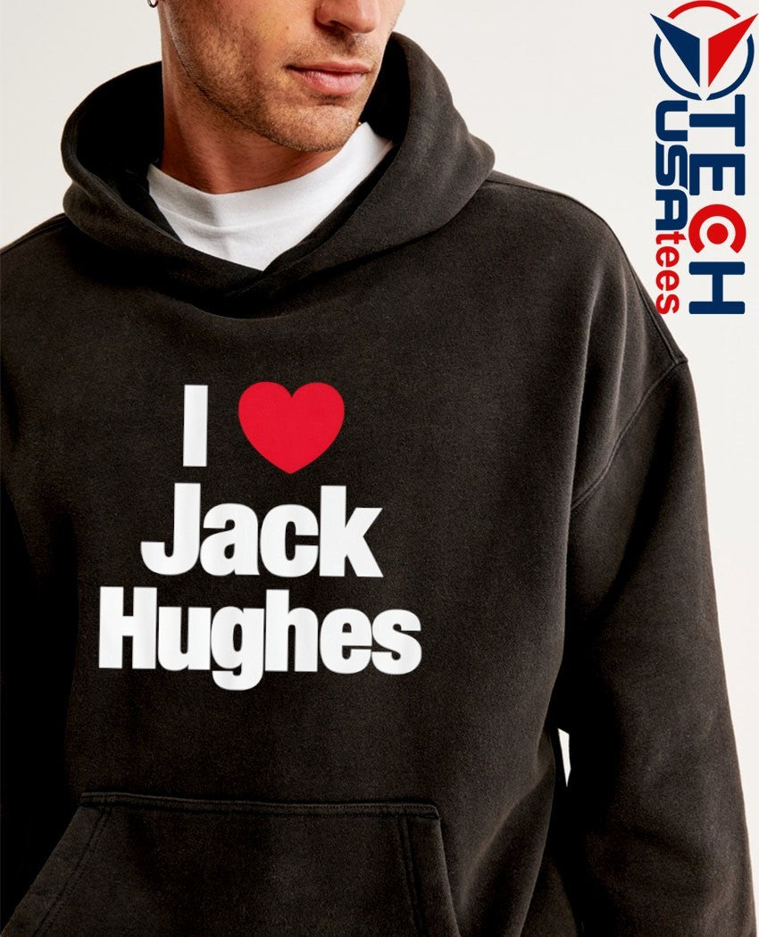 I love Jack Hughes Team USA Hockey shirt