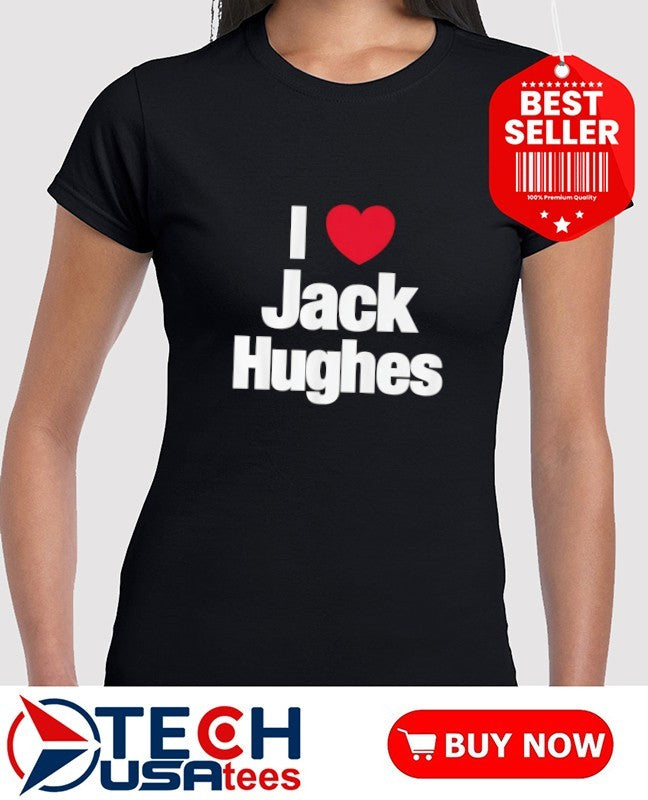 I love Jack Hughes Team USA Hockey shirt