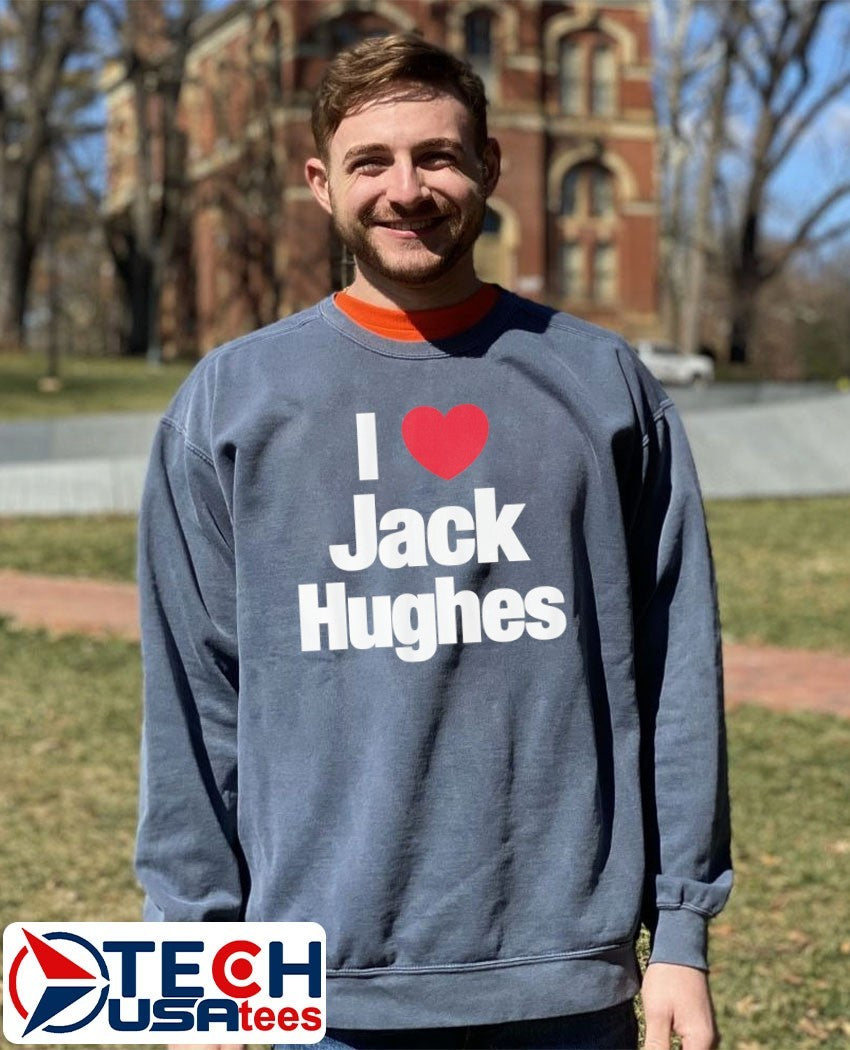 I love Jack Hughes Team USA Hockey shirt