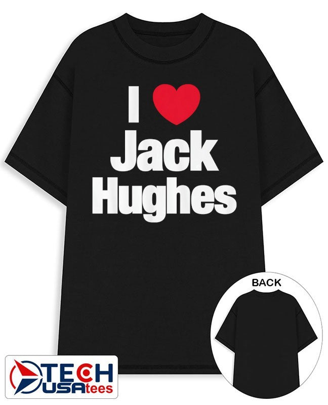 I love Jack Hughes Team USA Hockey shirt
