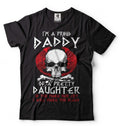 I'm A Proud Daddy Of A Pretty Daughter Shirt Father's Day Shirt Viking Dad Gift Ideas Daughter Father TShirt Viking Shirt...