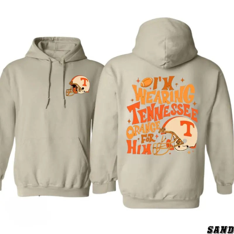 I'm Wearing Tennessee Orange For Him T-Shirt, Hoodie, Sweatshirt, Gift For Fan | PureTeeCo.com