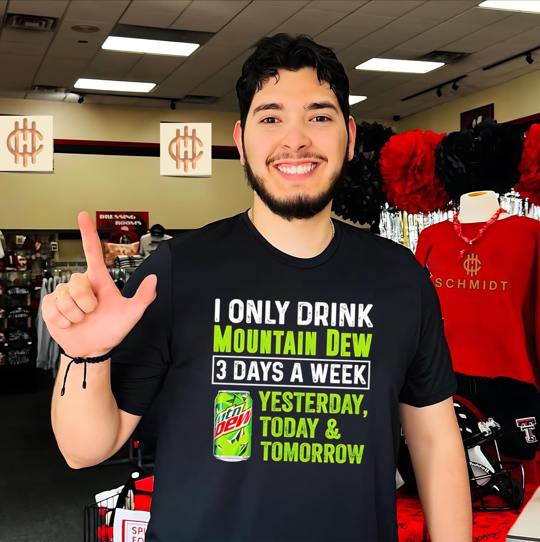 I only drink Mountain Dew 3 days a week shirt