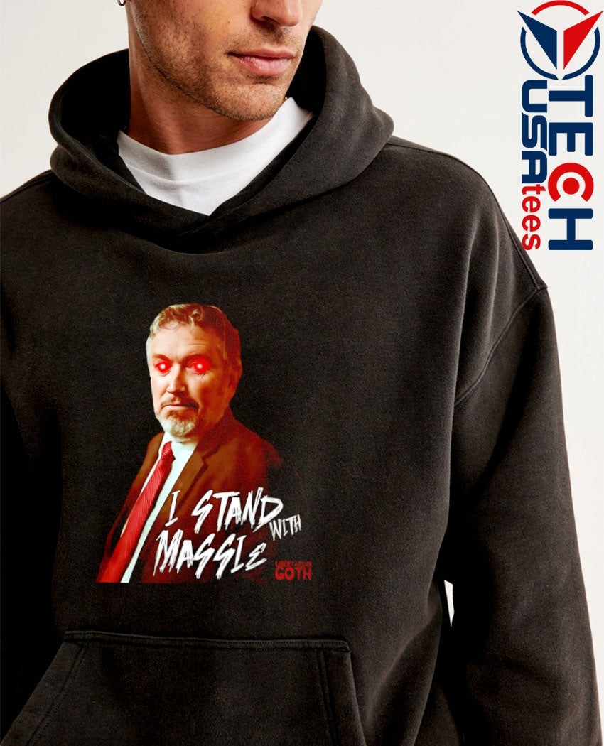 I stand with Massie Libertarian Goth shirt