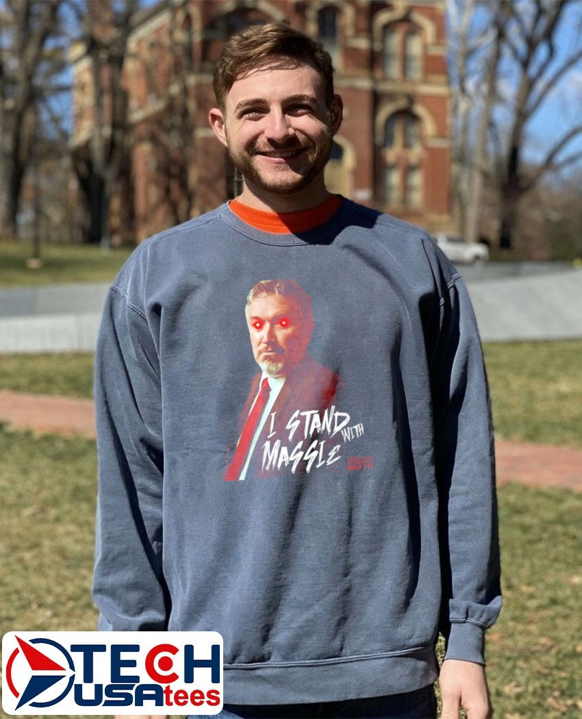 I stand with Massie Libertarian Goth shirt